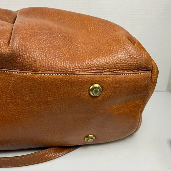 Marc by Marc Jacobs Classic Q Brown Leather 2Way Shoulder Bag Y2K Strap Vintage - Picture 6 of 12